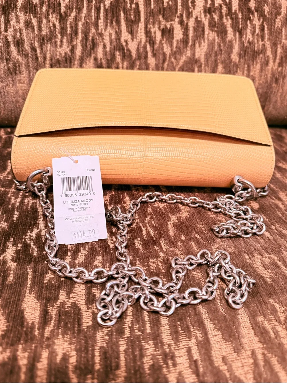 Coach crossbody yellow